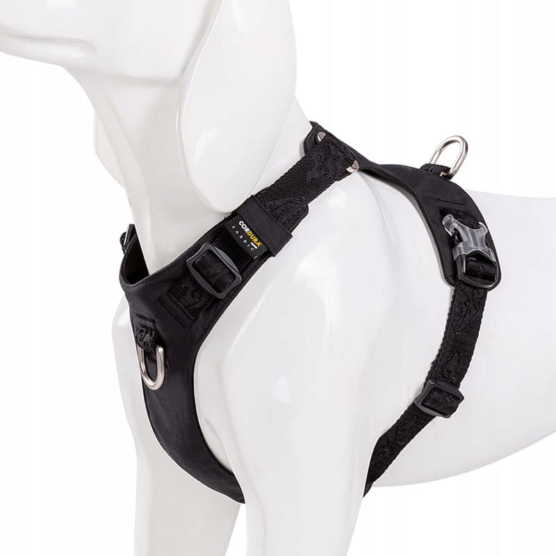 DOG HARNESS WATERPROOF LIGHTWEIGHT TRUELOVE ADVENTURE SOFT BLACK S Kind training / easy walk