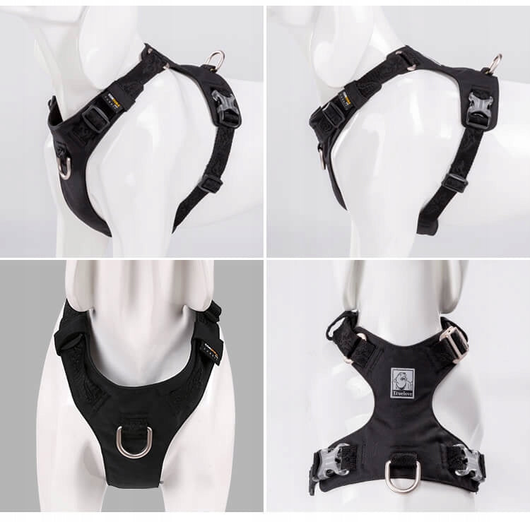 DOG HARNESS WATERPROOF LIGHTWEIGHT TRUELOVE ADVENTURE SOFT BLACK S Trade name LEKKI CZARNE WODOODPORNE Szelki dla psa małego Adventure SOFT TRUELOVE WYGODNE SOLIDNE S Shih Tzu