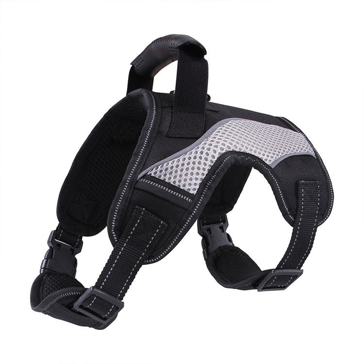 DOG HARNESS WITH CUSHIONED HANDLE ADJUSTABLE REFLECTIVE STRONG S Packaging status original