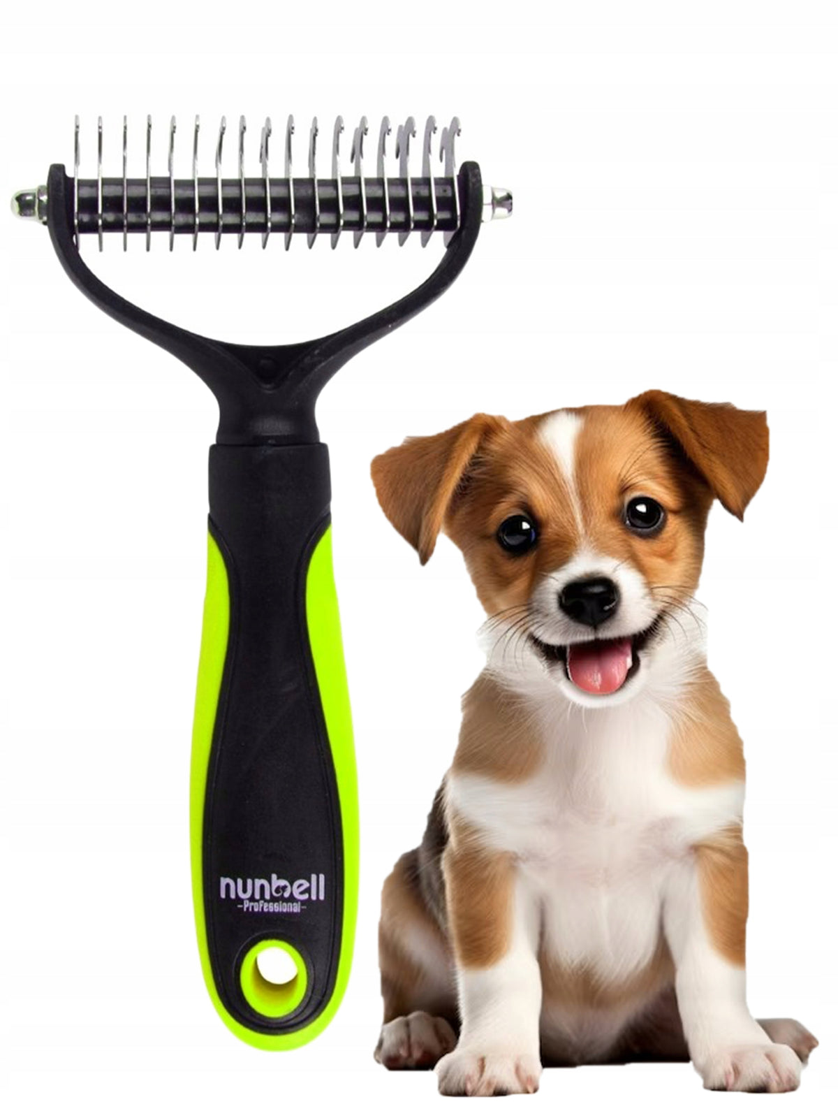 DOG HOOK TRIMMER COMB BRUSH FOR UNDERCOAT AND TANGLE HAIR