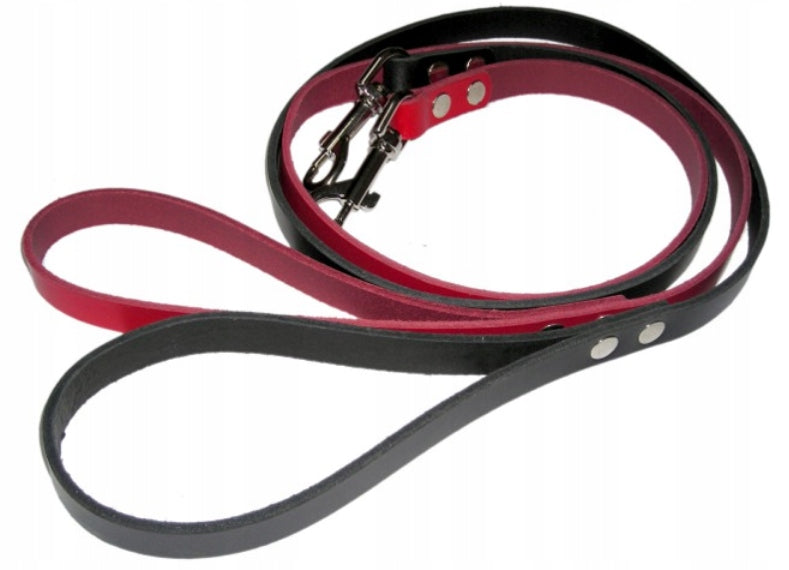 DOG LANYARD RIVET CLASSIC NATURAL LEATHER 1,0 x 100 CM HILTON