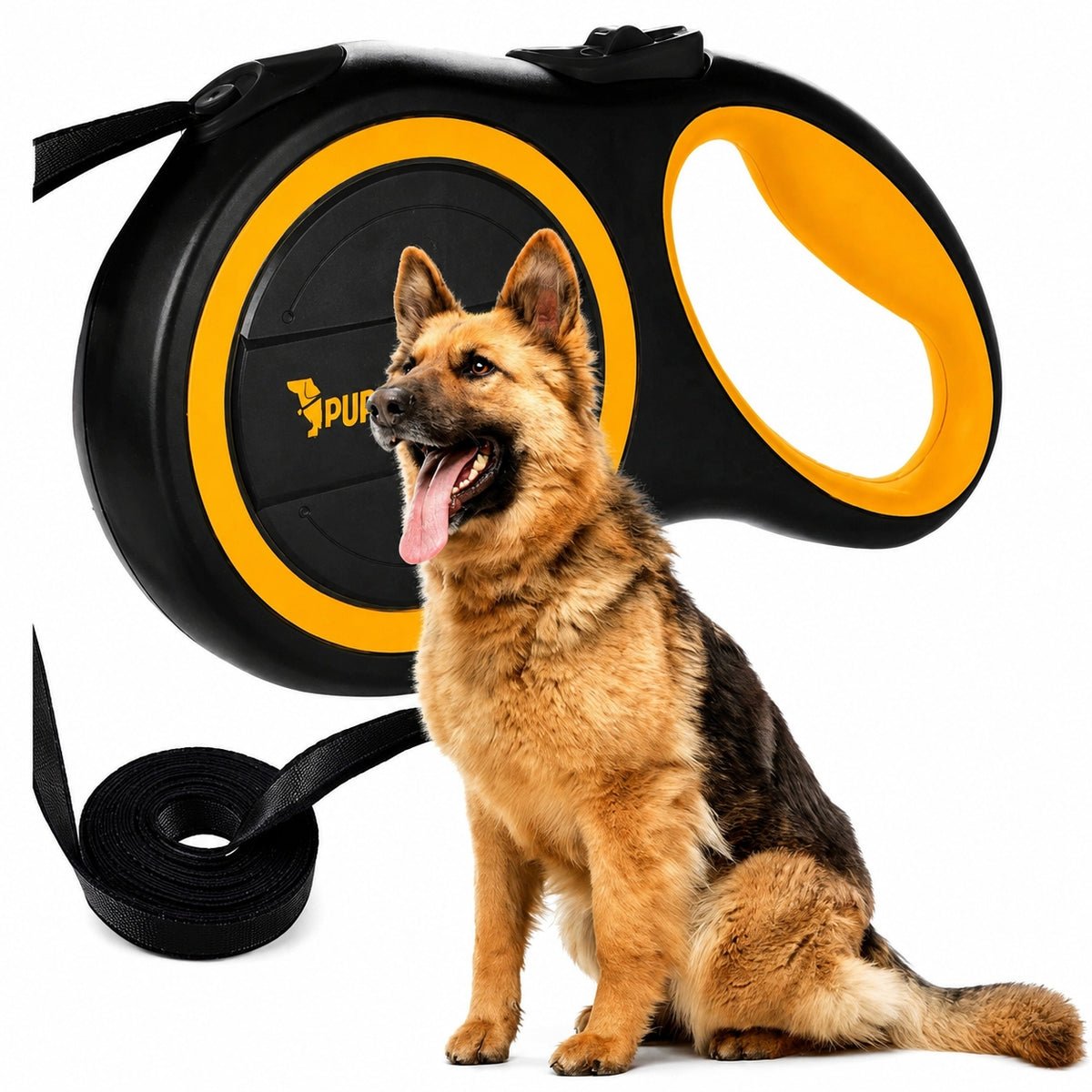 DOG LEASH 8m 50KG AUTOMATIC WITH LOCK TAPE