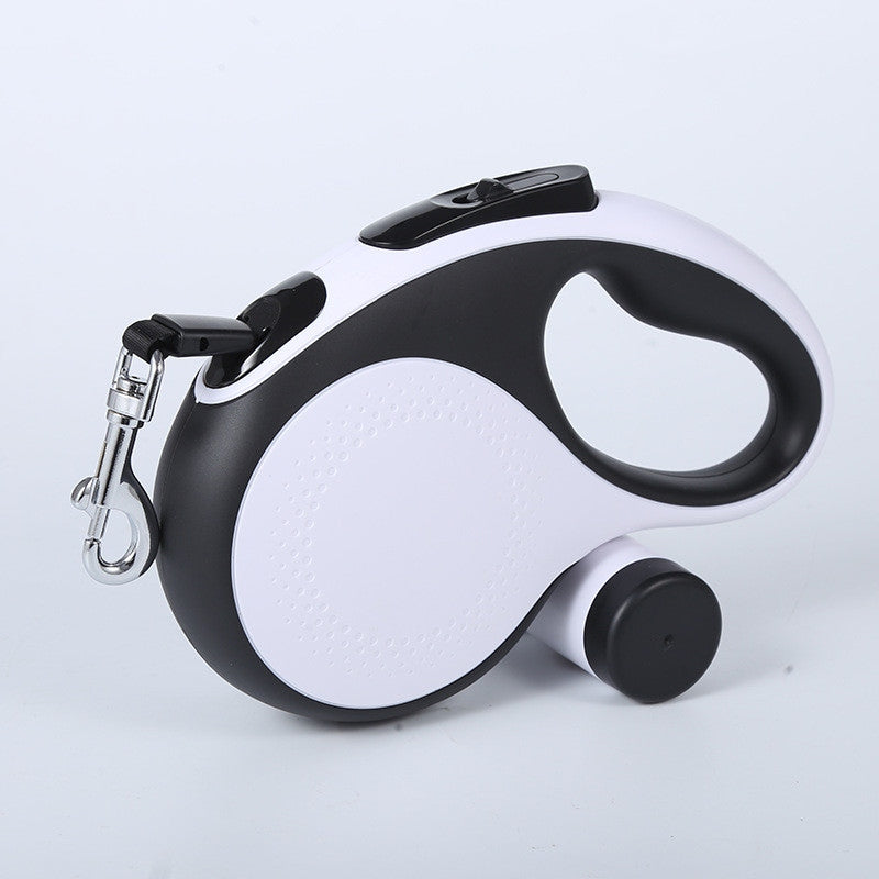 DOG LEASH AUTOMATIC ROLLED TAPE 5M POUCHES LS-05 WHITE SPECDOM Brand no brand