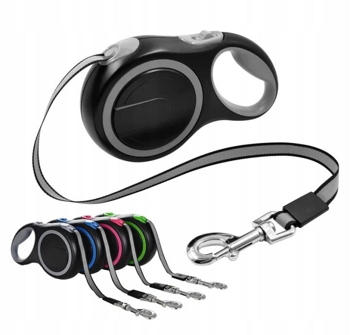 DOG LEASH AUTOMATIC TAPE PREMIUM 5M 20KG Packaging status original