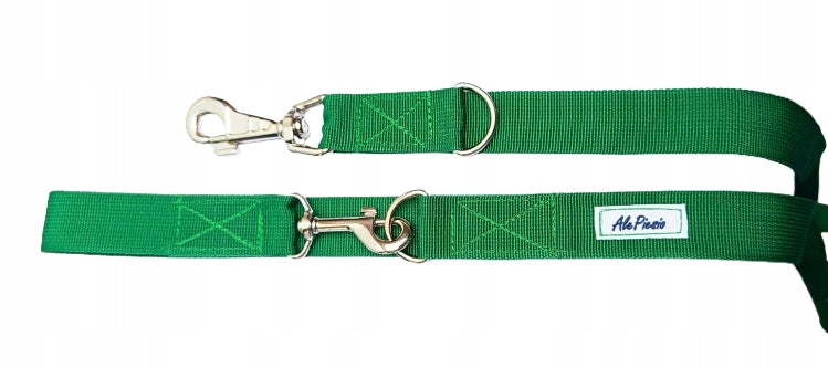 DOG LEASH CLIP-ON ADJUSTABLE LARGE CARABINER STRONG 10M GREEN Manufacturer code 1018BZ10M