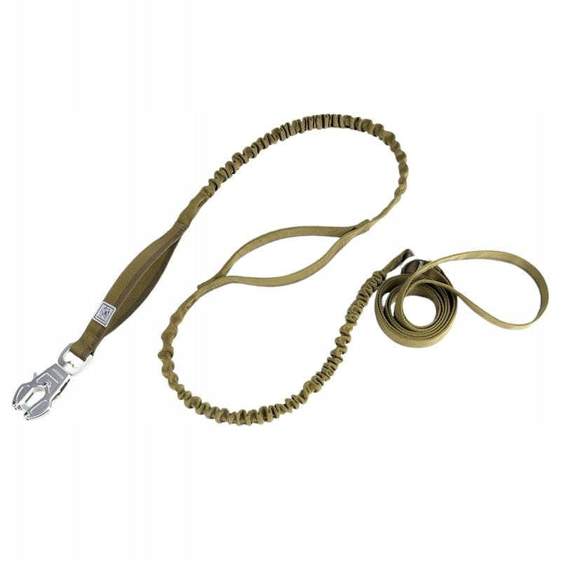 DOG LEASH FOR RUNNING WITH SHOCK ABSORBER STRONG WINHYEPET KHAKI 2,7M Manufacturer code WI-SM-mulpow-L-KHA