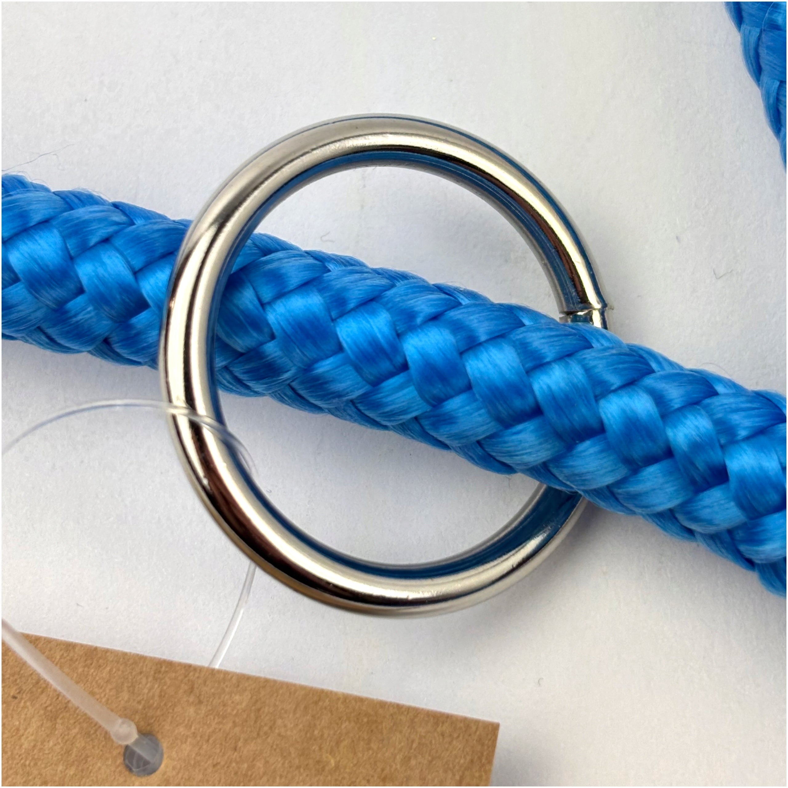 DOG LEASH HANDMADE STRONG THICK ROPE 12MM TRAINING WALK 3M Color blue