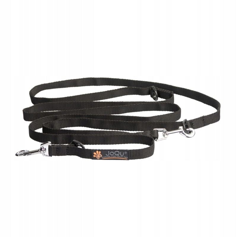 DOG LEASH JOQU CLASSIC LONG LEASH BLACK 250cm EAN (GTIN) 5905544760258