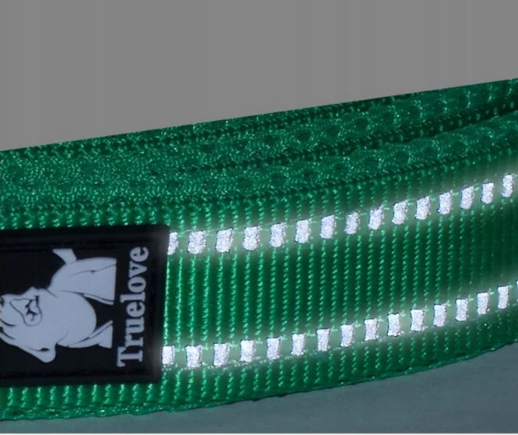 DOG LEASH REFLECTIVE STRONG TRUELOVE ACTIVE LIME 200CM SIZE S EAN (GTIN) 6971273110052