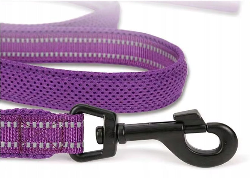 DOG LEASH REFLECTIVE STRONG TRUELOVE ACTIVE PURPLE 200CM SIZE L Color purple