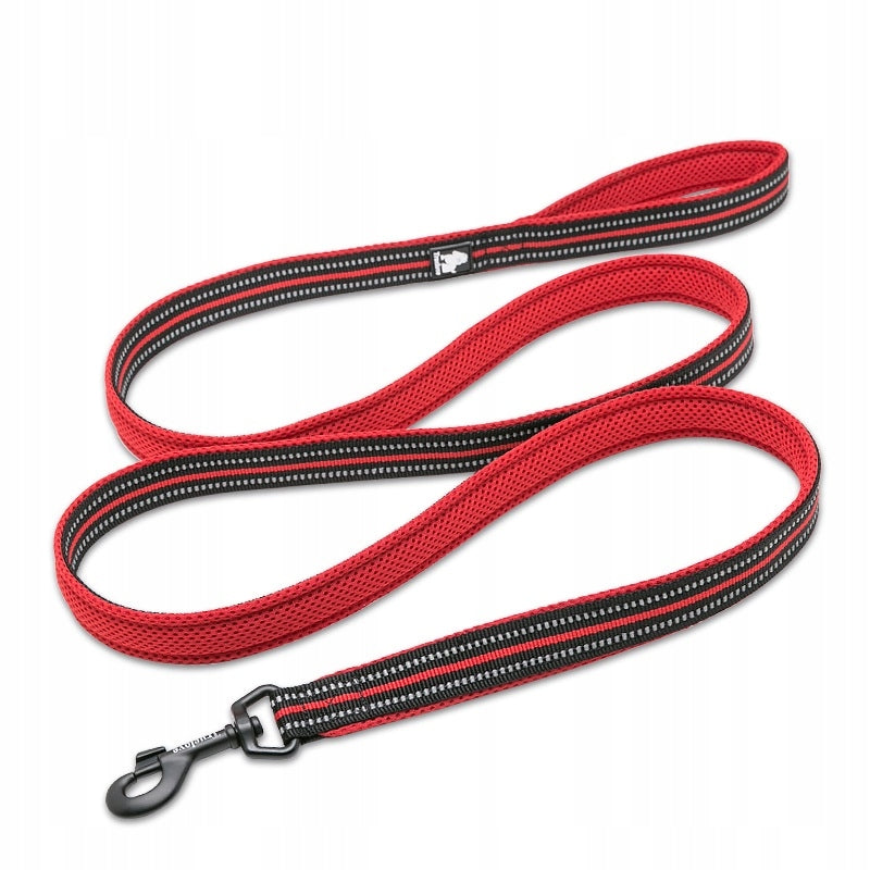 DOG LEASH REFLECTIVE STRONG TRUELOVE ACTIVE RED 200CM SIZE M Maximum leash length 2 m