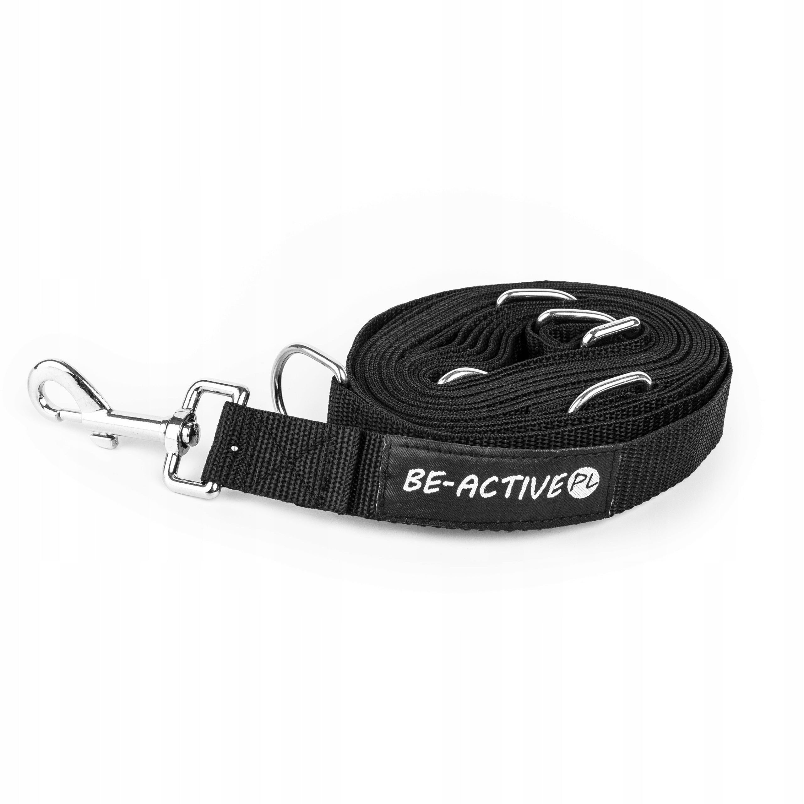 DOG LEASH STRONG TAPE 5M TRAINING CLIP-ON LONG ADJUSTABLE TRAINING Maximum leash length 5 m