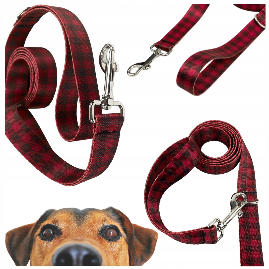 DOG LEASH TRADITIONAL WALKING TAPE 3M 25MM FOR MEDIUM LARGE DOG