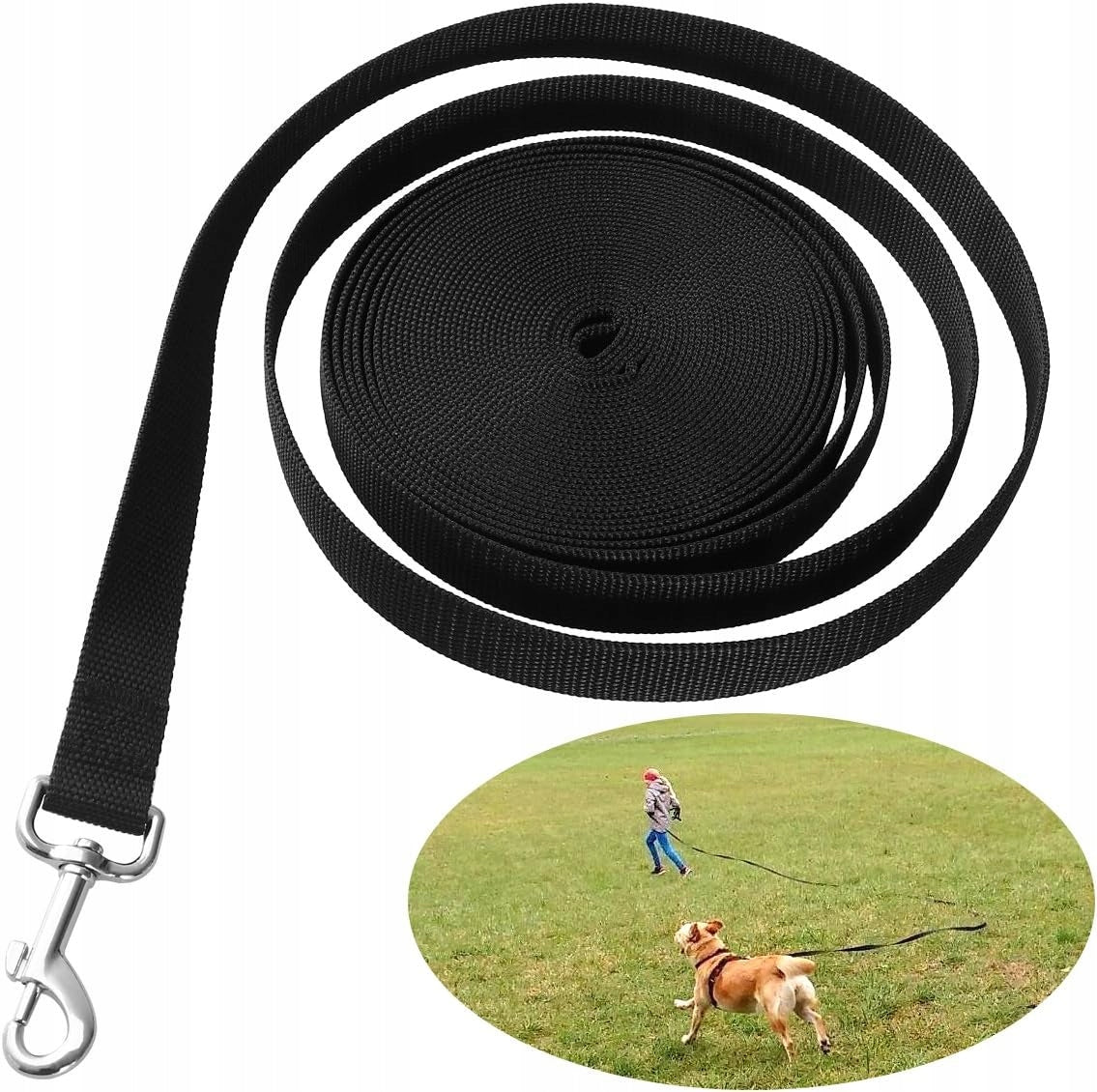 DOG LEASH TRAINING TAPE LONG 10M DURABLE
