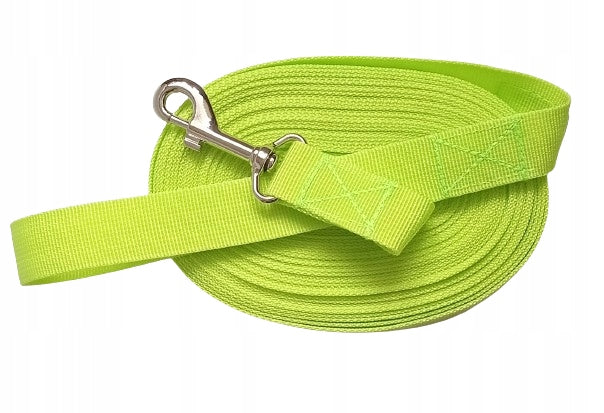 DOG LEASH TRAINING TRADITIONAL MEDIUM CARABINER LIGHT GREEN 3M