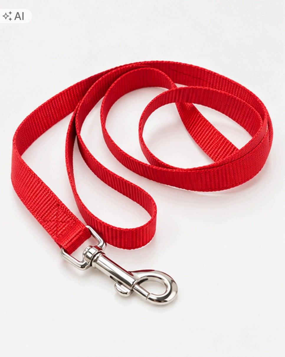 DOG LEASH URBAN STRONG TRAINING CLASSIC TAPE 280 CM RED Packaging status original