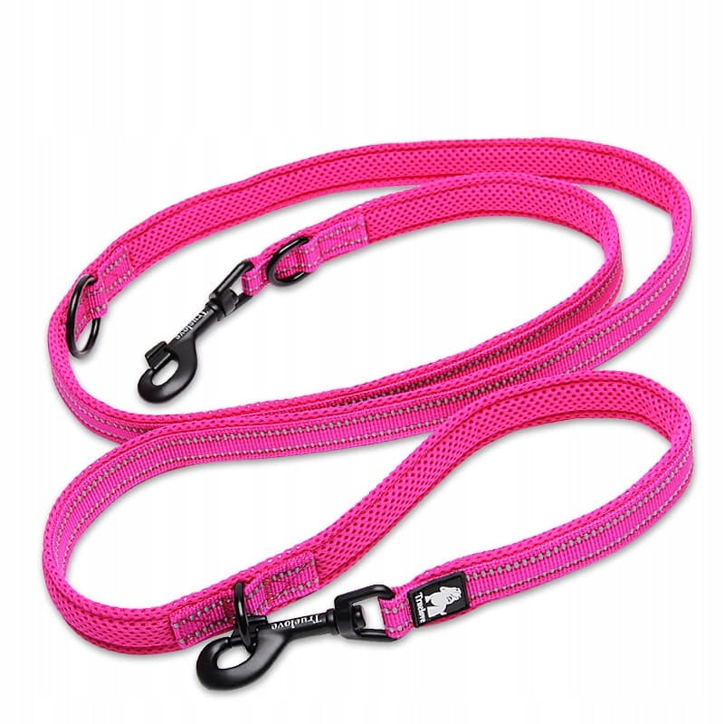 DOG LEASH WITH REFLECTIVE TRUELOVE ACTIVE PRO 200CM PINK S
