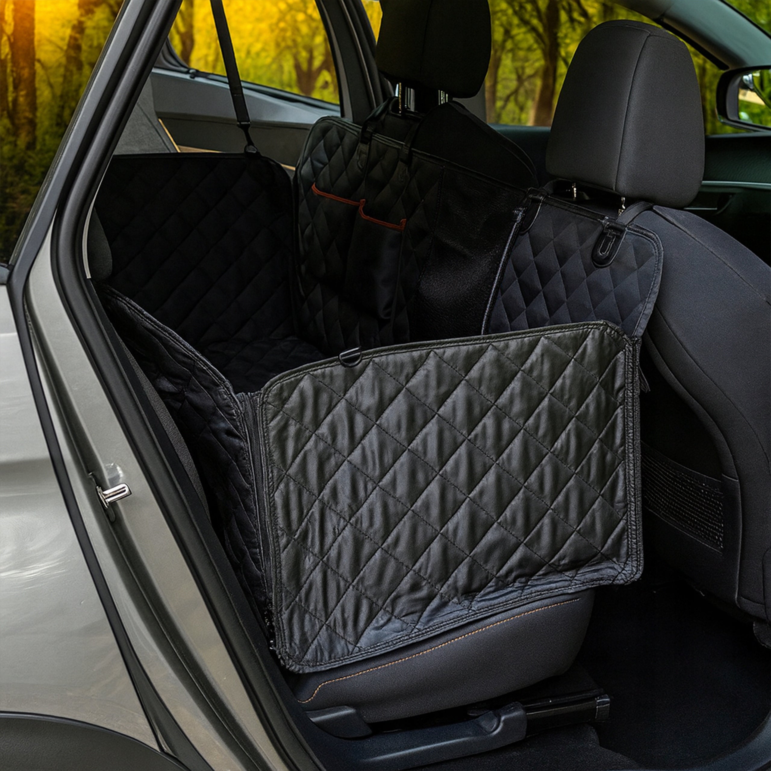 DOG MAT FOR CAR SEAT WITH TRUNK LOCK CAR COVER Brand Mensen