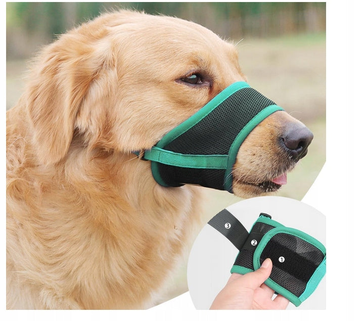 DOG MUZZLE ADJUSTABLE BREATHABLE AAED Manufacturer code KAGANIEC DLA PSA KAGANIEC ODBLASKOWY SIATKA