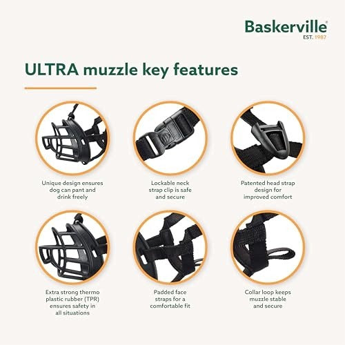DOG MUZZLE BASKERVILLE ULTRA SIZE 2 Manufacturer code B005D4O0OA
