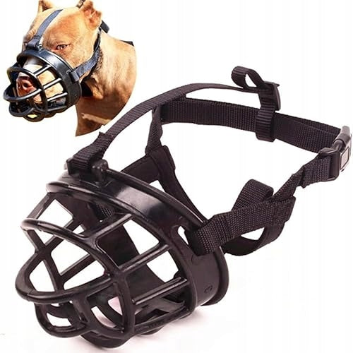 DOG MUZZLE BREATHABLE BASKET SIZE 3 SMALL MEDIUM LARGE FOR HOME