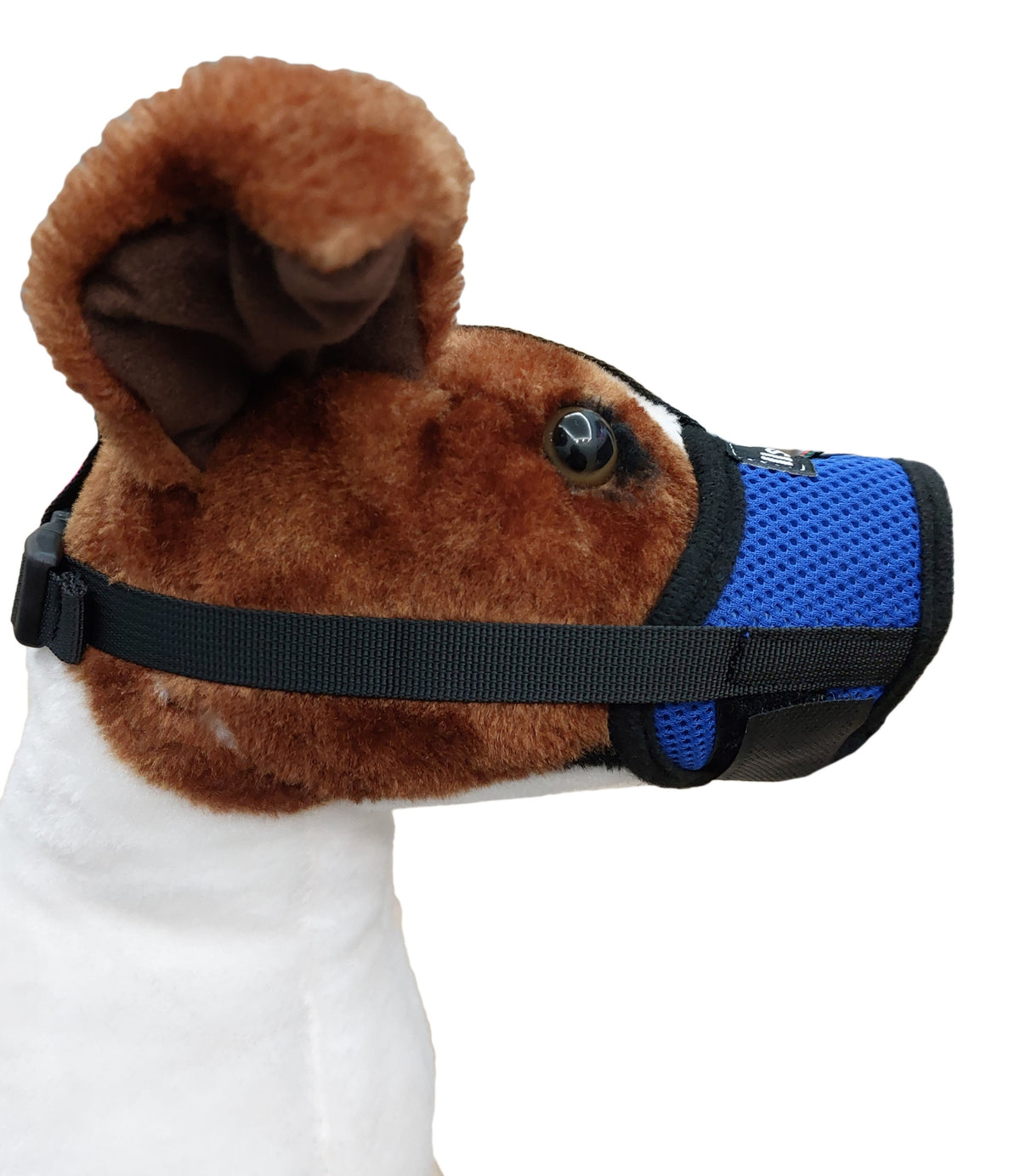 DOG MUZZLE BREATHABLE MATERIAL SAFE SMALL BEAGLE DACHSHUND M