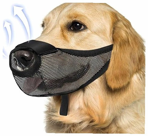 DOG MUZZLE MESH BREATHABLE SOFT ADJUSTABLE GIFT for birthday