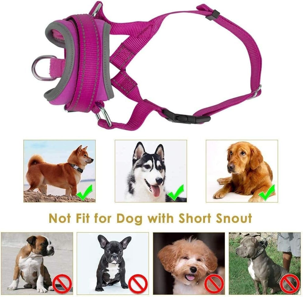 DOG MUZZLE NYLON SOFT ADJUSTABLE TRAINING