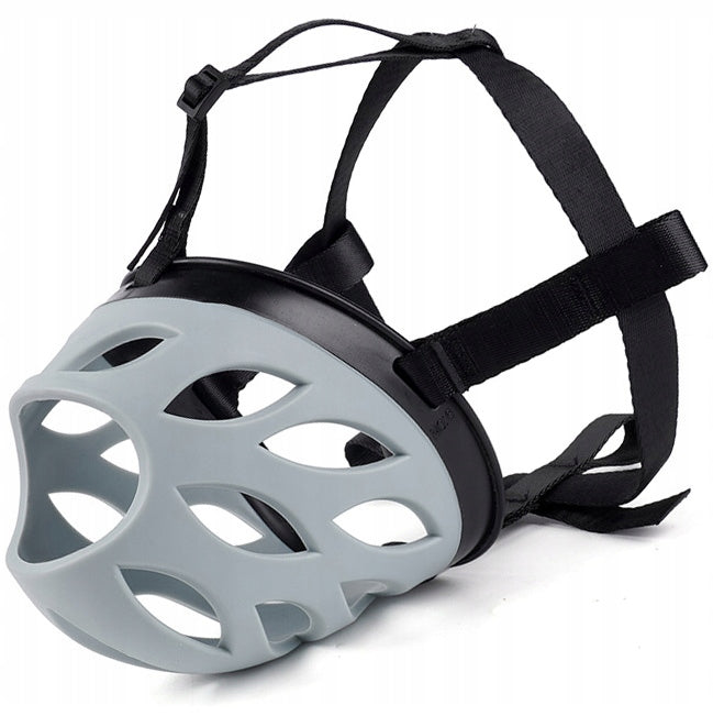 DOG MUZZLE PHYSIOLOGICAL ADJUSTABLE RUBBER COMFORTABLE LIGHTWEIGHT XS Manufacturer code KO-GREY-F.XS