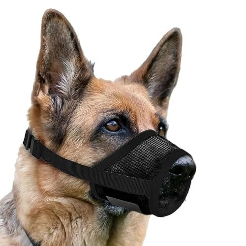 DOG MUZZLE SOFT MESH BREATHABLE NYLON ADJUSTABLE GIFT Manufacturer code Bez marki