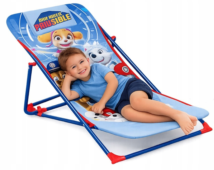 DOG PATROL DOG LOUNGER CHAIR BEACH LOUNGER GARDEN ADJUSTMENT CHILDREN
