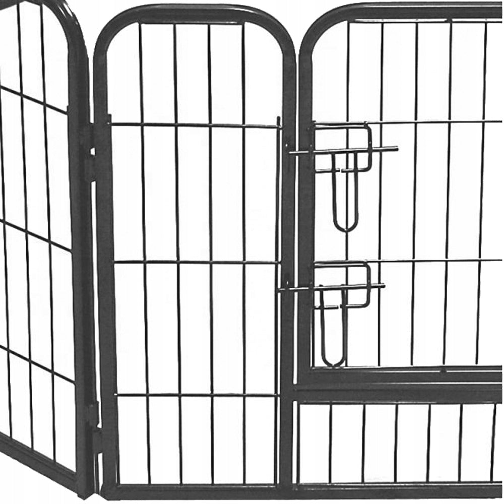 DOG PLAYPEN METAL CORRAL 6 PANELS 80x60 Kind playpen