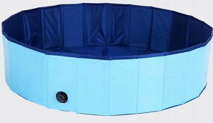 DOG POOL FOLDING GARDEN 80x30cm BLUE Packaging status original