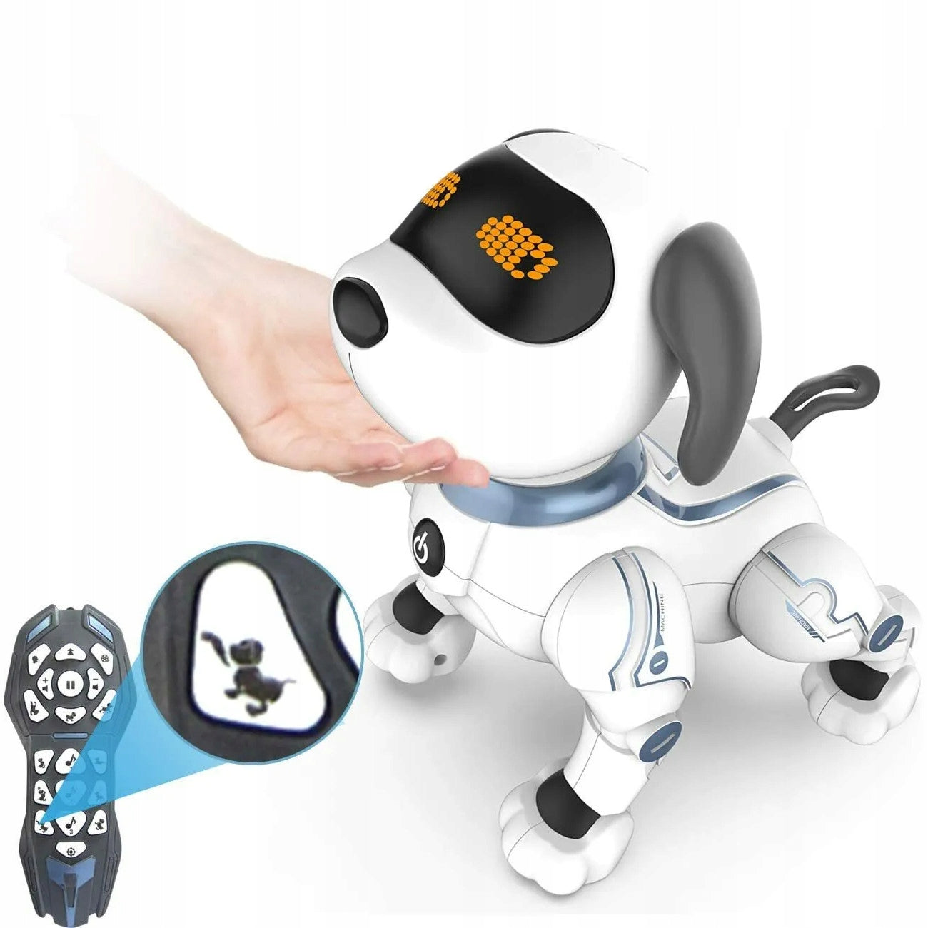 DOG REMOTE CONTROLLED ROBO DOG INTERACTIVE FOR programming TOUCH VOICE Manufacturer code PROGRAMOWANY PIESEK PREZENT NA ŚWIĘTA TAŃCZY