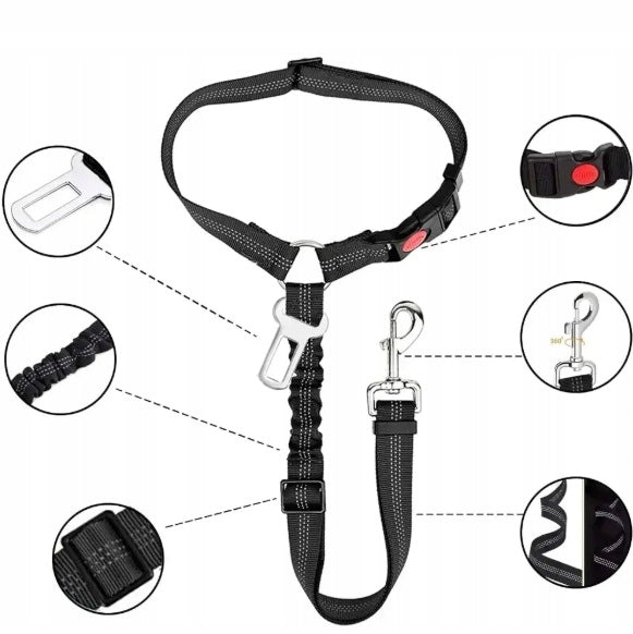 DOG SEAT BELT RELIABLE PROTECTION Brand no brand