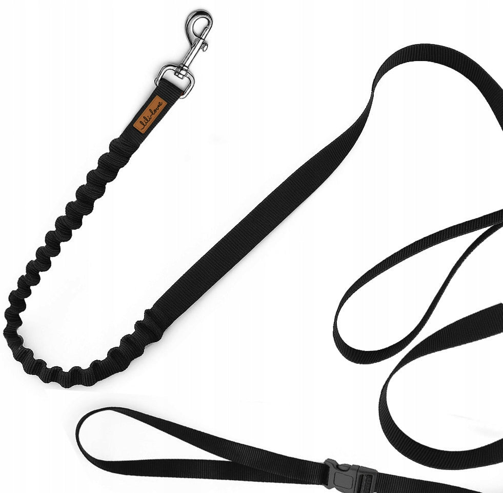 DOG SPORTS LEASH FOR RUNNING DOGTREKKING ADJUSTABLE CUSHIONING 5m Brand Lililove