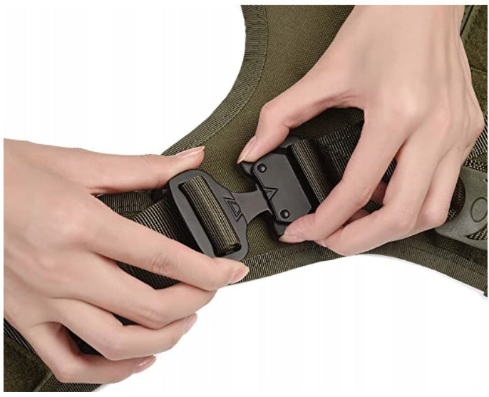 DOG TACTICAL HARNESS ADJUSTABLE GUARD WITH HANDLE STRONG SIZE XL Type tactical harness