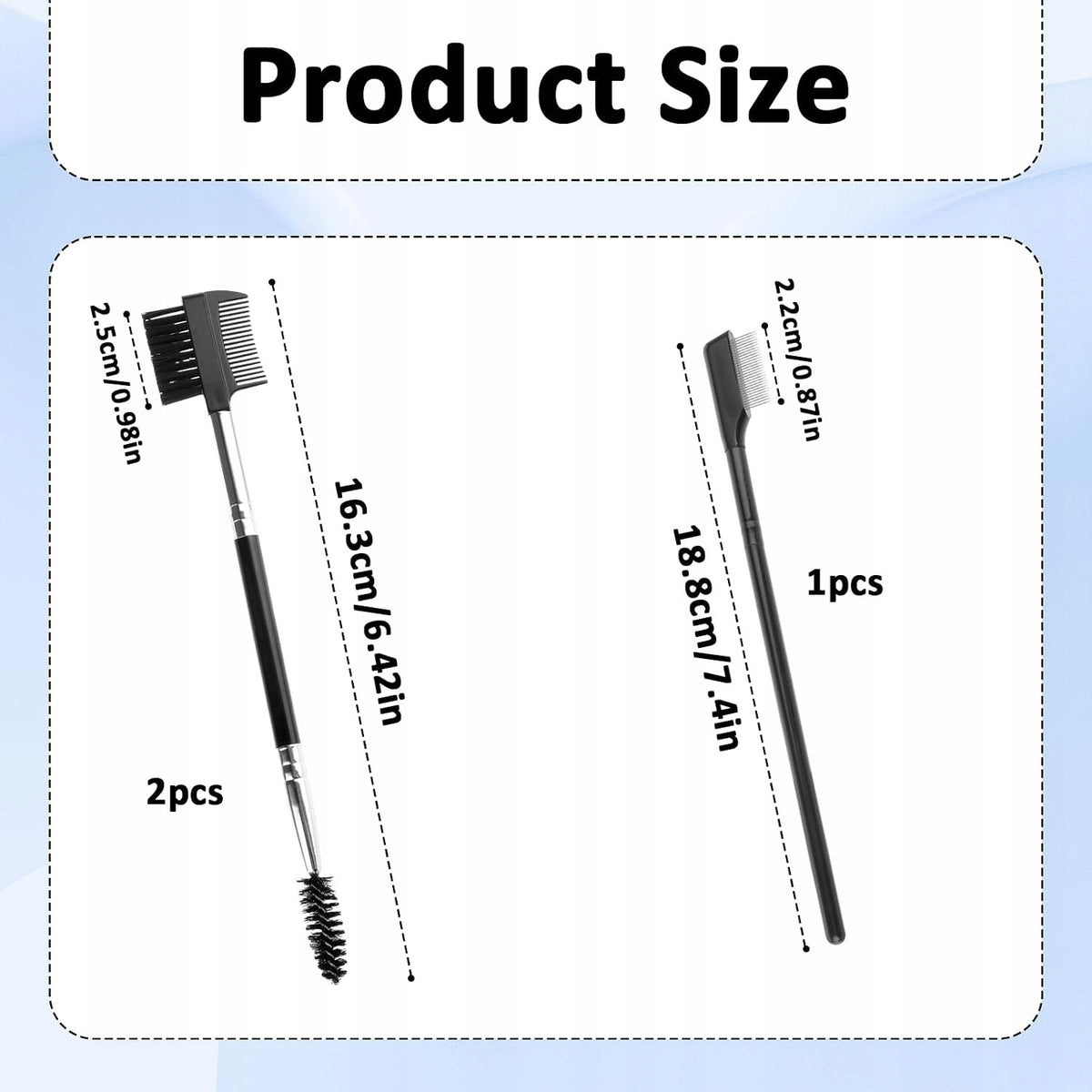 DOG TEAR REMOVAL COMB 3 PIECES DOUBLE-SIDED BRUSH CARE Brand IR