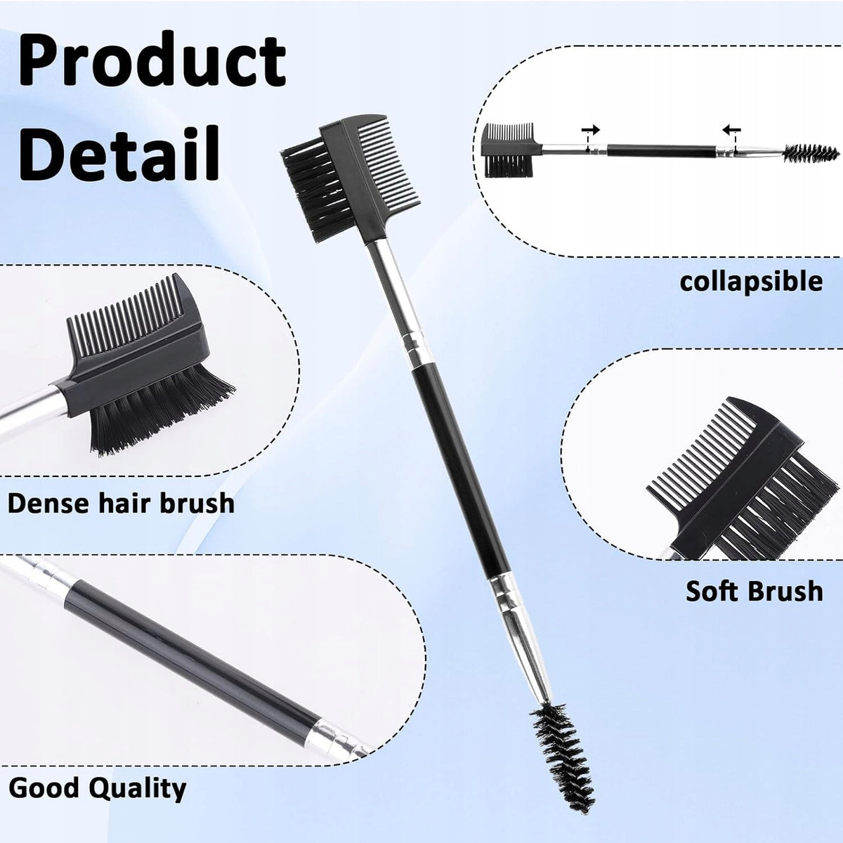 DOG TEAR REMOVAL COMB 3 PIECES DOUBLE-SIDED BRUSH CARE Manufacturer code GRZEBIEŃ ŁEZ PSA SZCZOTKA PIELĘGNACJA ZE
