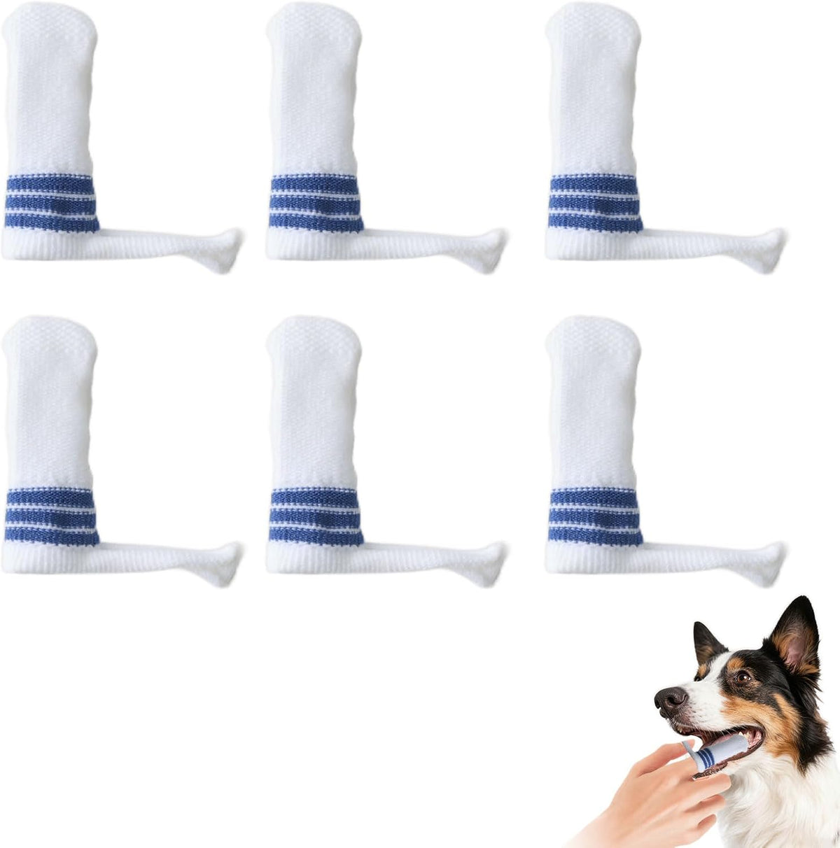 DOG TOOTHBRUSH 6 PIECES SMALL PES TARTAR