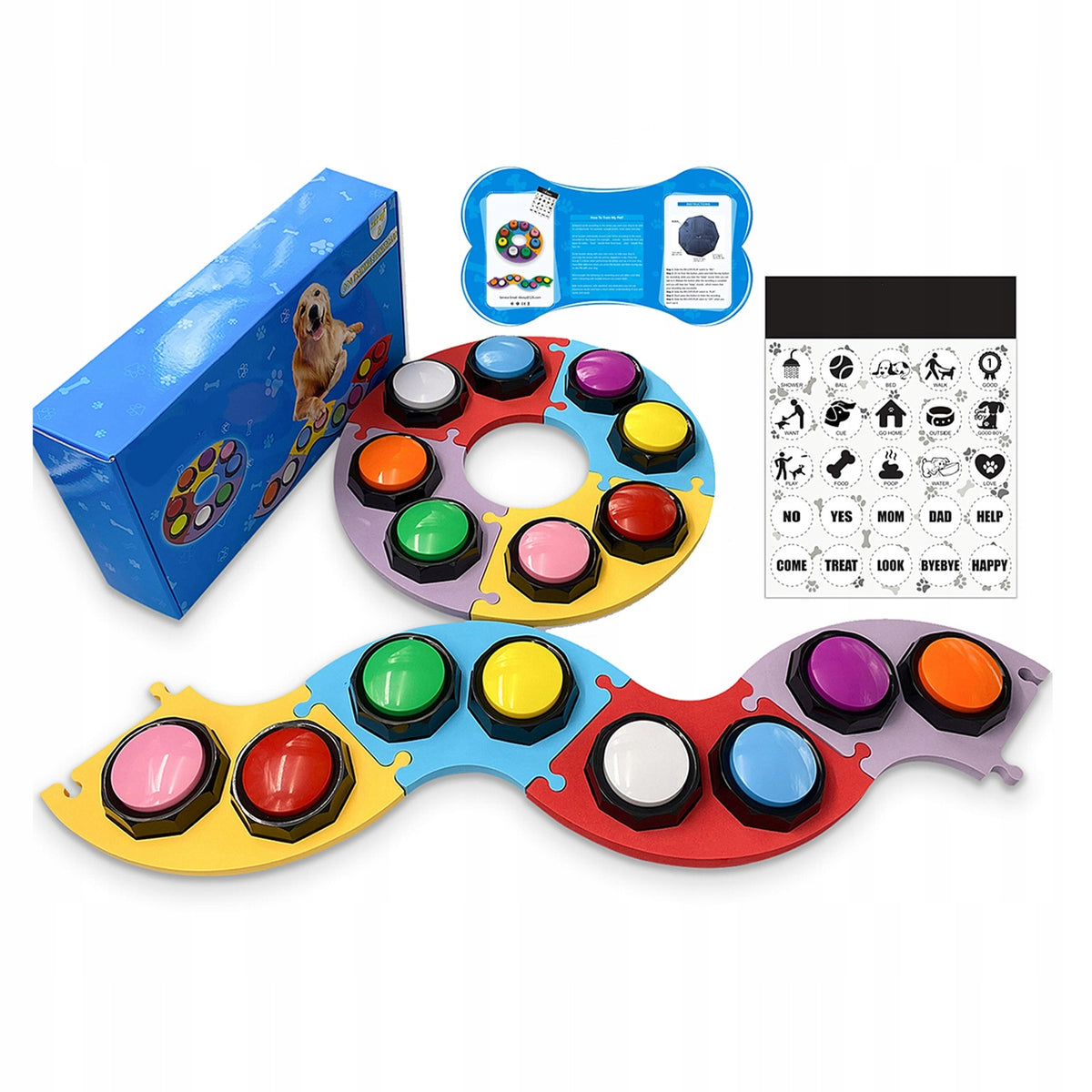 DOG TRAINING BUTTON SOUND RECORDING