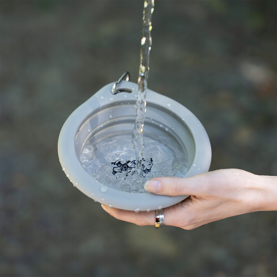 DOG TRAVEL FOLDING BOWL 650ML CAT SILICONE WATER FOOD Trade name Miska podróżna Miska turystyczna