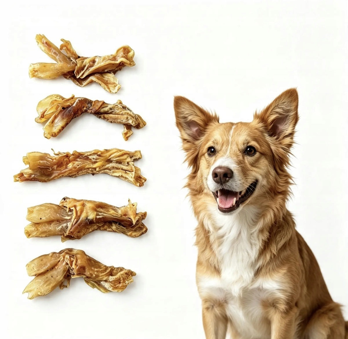 DOG TREAT ACHILLES BEEF TENDON 500G DRIED BEST-DOG