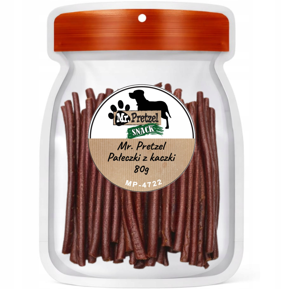 DOG TREAT - Duck Sticks Mr.Pretzel 80g HEALTHY PREMIUM