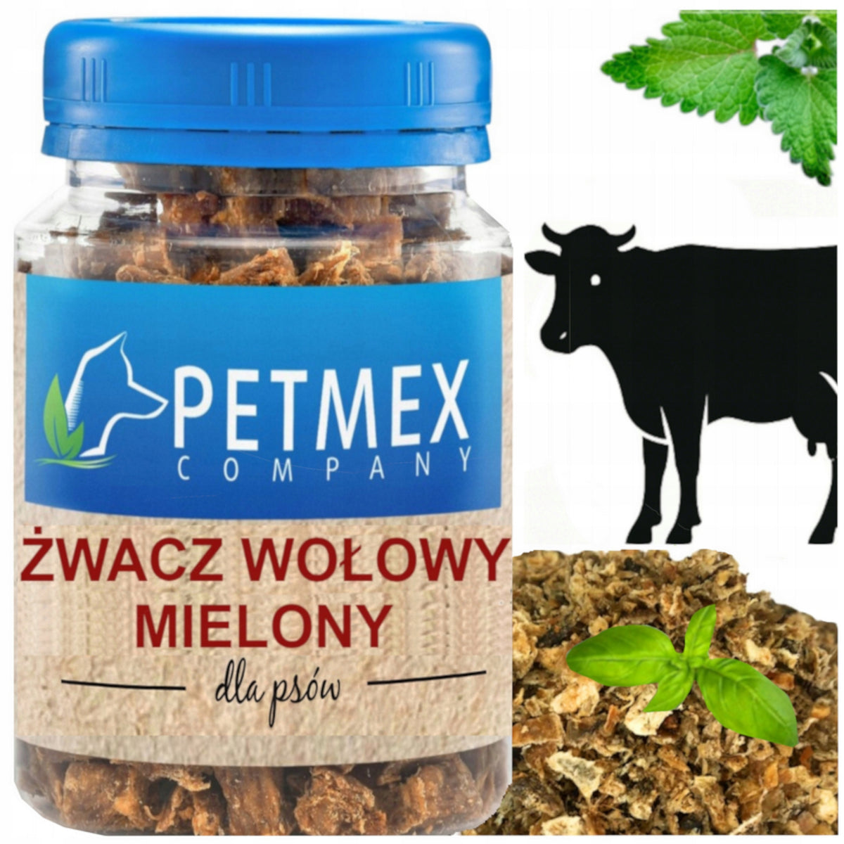 DOG TREAT NATURAL BEEF RUMEN GROUND 100G PETMEX