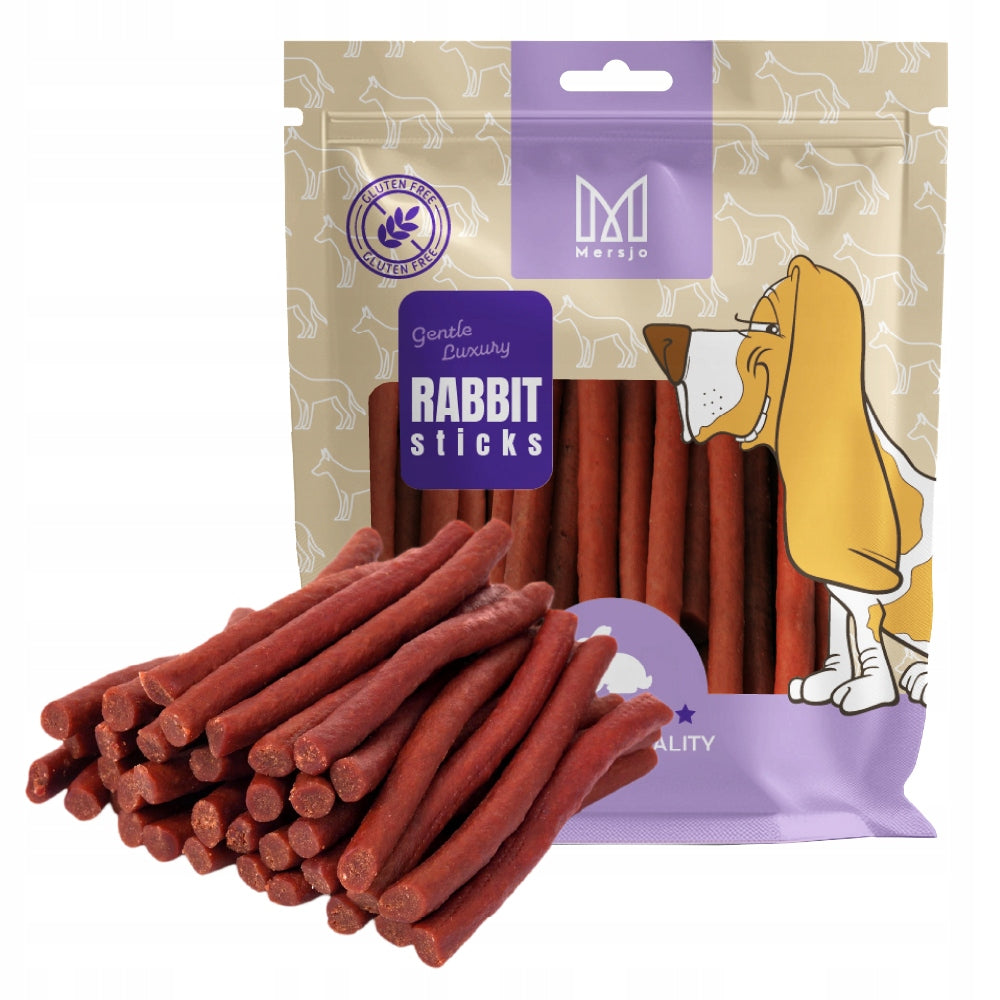 DOG TREAT - Natural GLUTEN-FREE rabbit cabanas MERSJO 500g