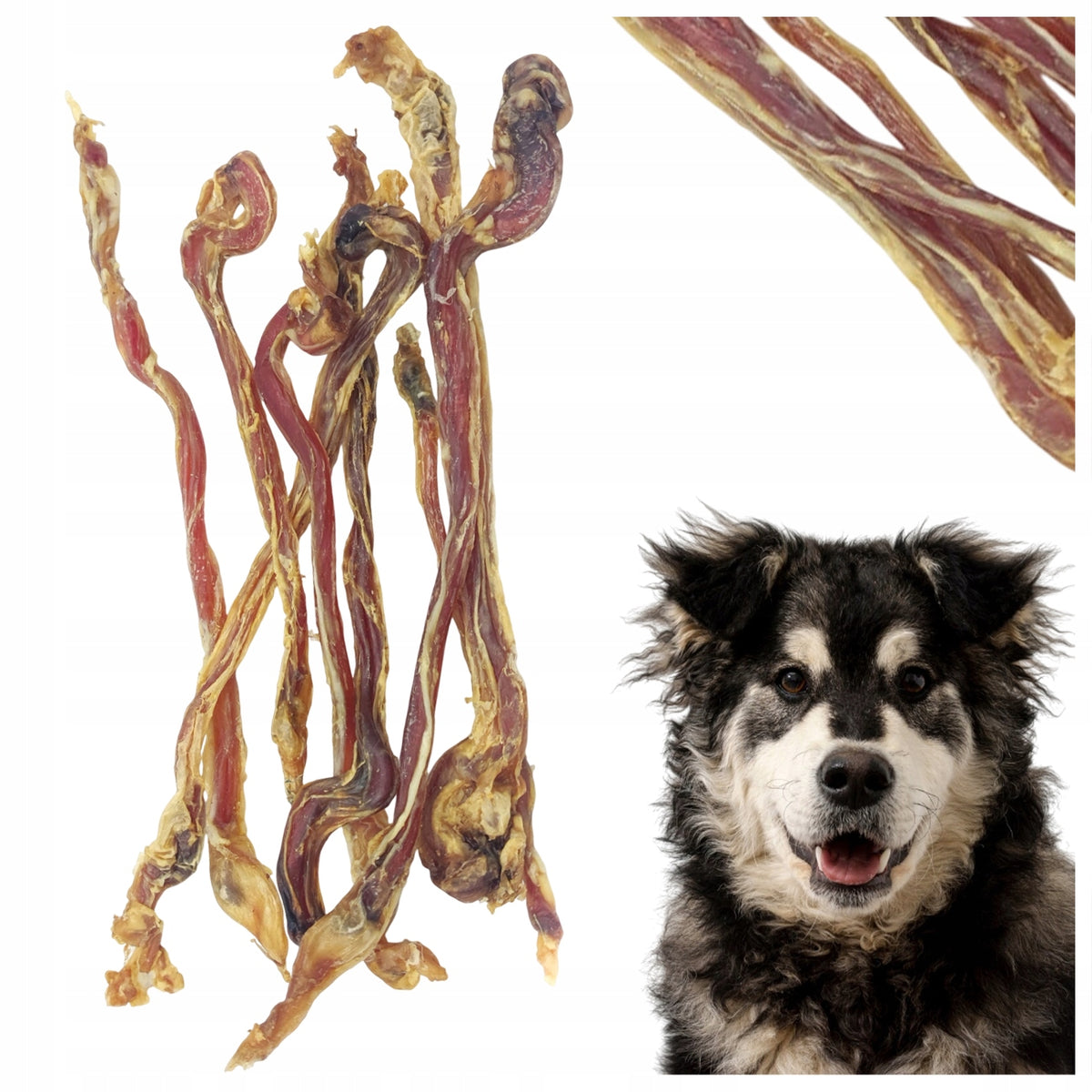 DOG TREAT PENIS BARANI 25-30CM NATURAL TEETHER 3PCS BEST-DOG