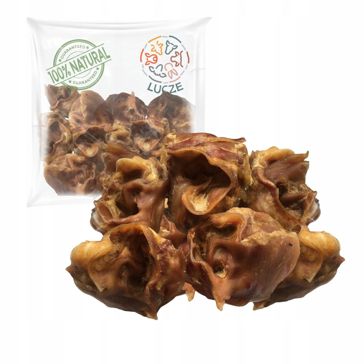 DOG TREAT Pork Middle Ear 1kg 100% NATURAL Teether