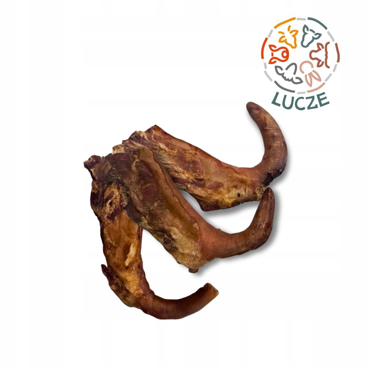 DOG TREAT Pork Tail Dried 3pcs 100% Natural Premium Teether