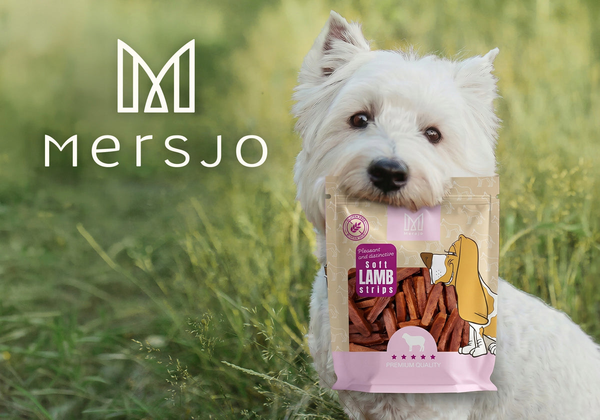 DOG TREAT - Soft lamb strips GLUTEN FREE MERSJO 200g Manufacturer code 5904553963155